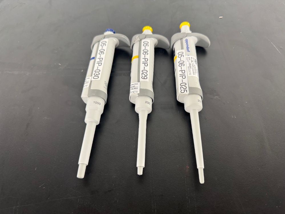 Image of Eppendorf Research Plus Single Channel Pipettes - Quantity 3
